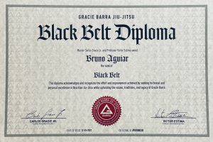 Black Belt Jiu-jitsu professor